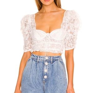 For Love and Lemons Lorena top